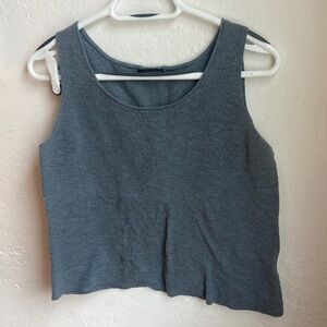 Eileen Fisher Blue Gray Tank Top